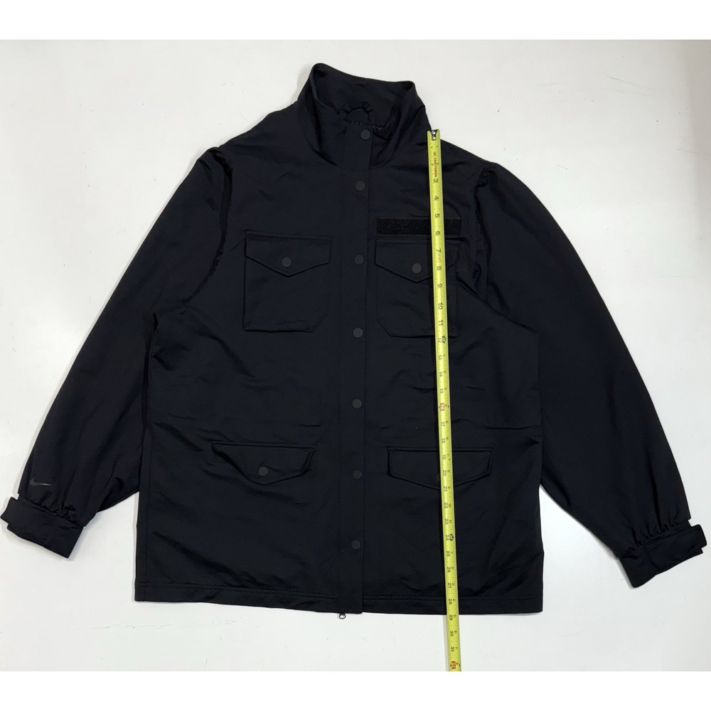 NIKE WOMENS XL TECH PACK M65‎ FULL ZIP CHORE JACKET DA2326 010 Black Pockets
